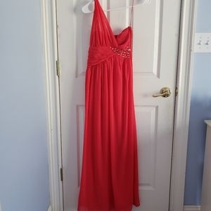 Floor length prom dress
